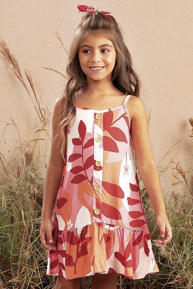 Tecido Viscose Estampado Vestido Infantil De Viscose Vestido