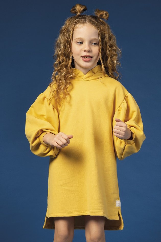 Vestido Menina Infantil em Moletom