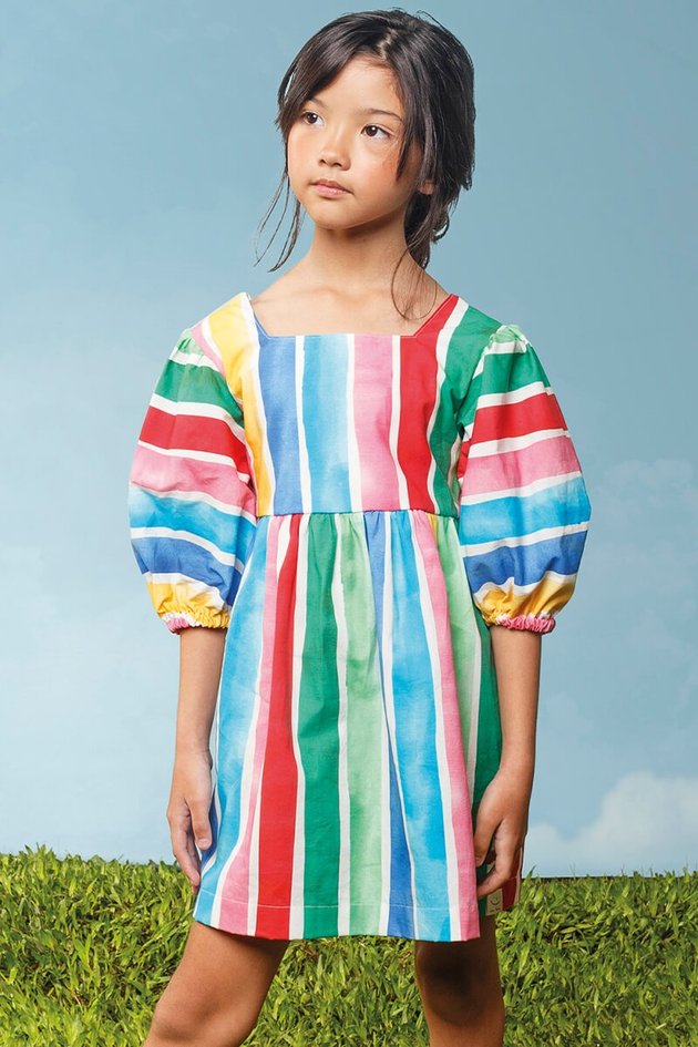 Vestido Infantil Rainbow Party