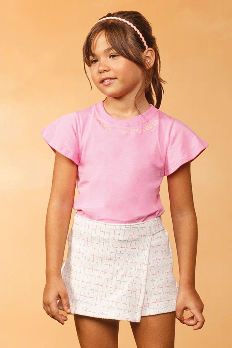 Conjunto Infantil Menina Dopamine Floral