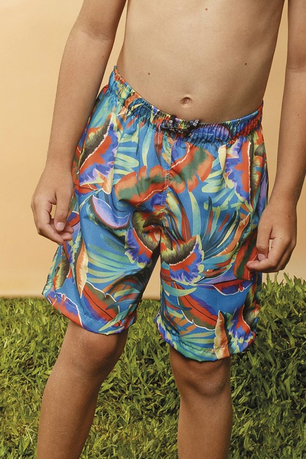 Bermuda Roupa Infantil Tropical Bermuda Infantil Menino Beach
