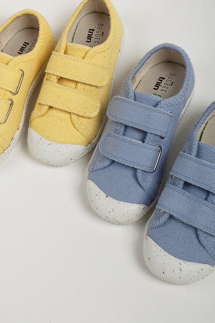 12045 tenis moda infantil bugbee verao fivela moletom ecologico azul