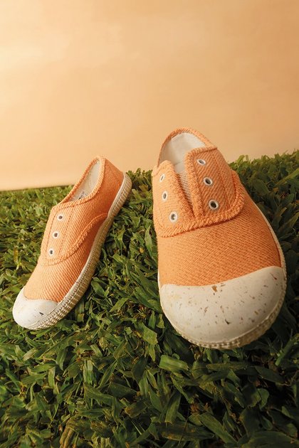 12015 tenis moda infantil menino bugbee verao ecologico laranja