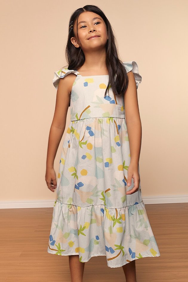 Roupa Infantil Tecido Vestido Infantil De Tricoline Vestido Menina