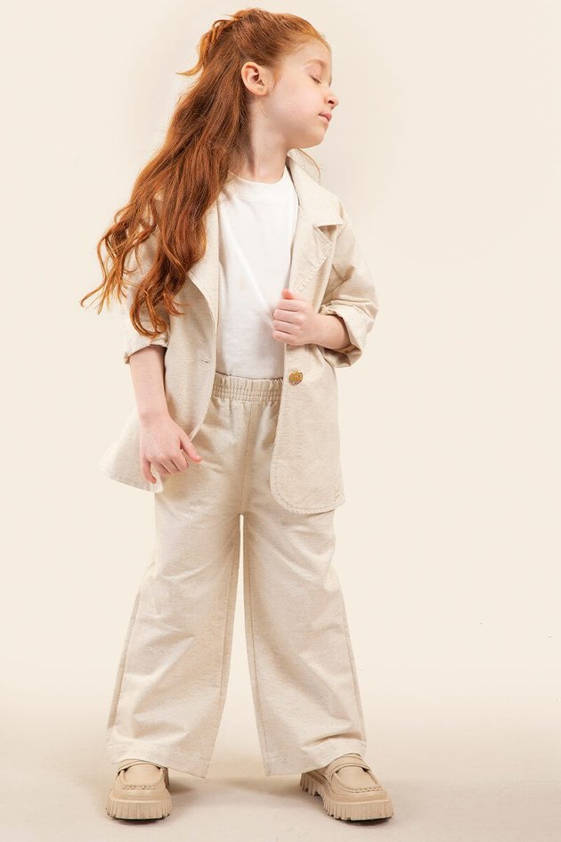 conjunto infantil roupa social infanto juvenil feminina