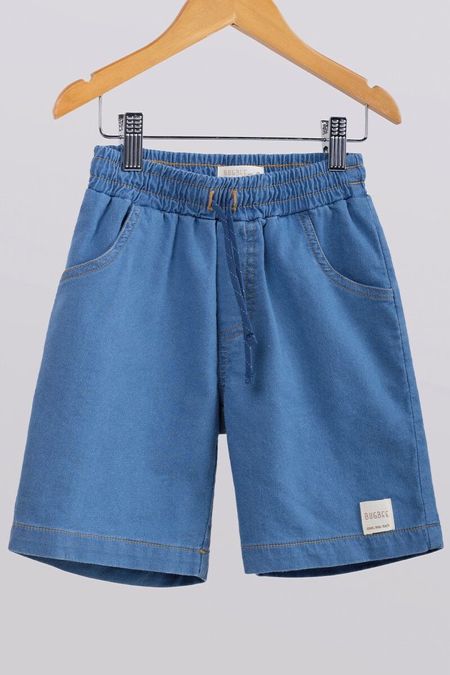 Bermuda Infantil Menino Jeans Moletom